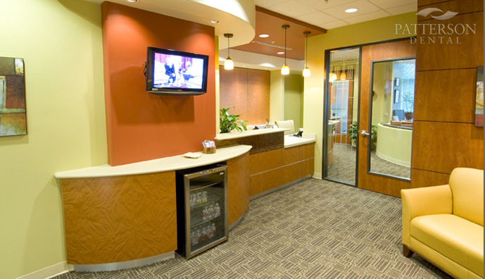 Because Dr. Garner's patients rarely wait longer than 10 minutes for an appointment, her waiting area is relatively small.