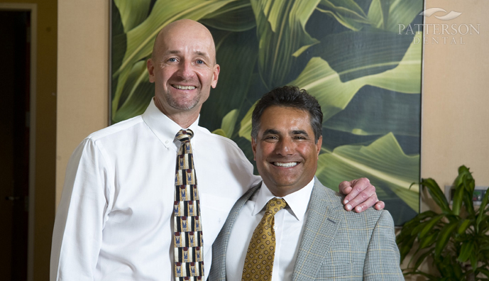 Dr. Collins and Patterson Equipment Specialist Jim Plescia have worked together in different capacities since 1982.