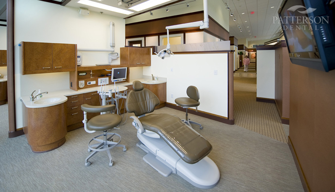 A-dec chairs and A-dec Stelte semi-custom cabinetry furnish every operatory. Integrated technologies include Schick digital X-ray, Progeny Preva Intraoral X-ray, EagleSoft software and CAESY Patient Education and the Planmeca ProMax Digital Pan. And 37